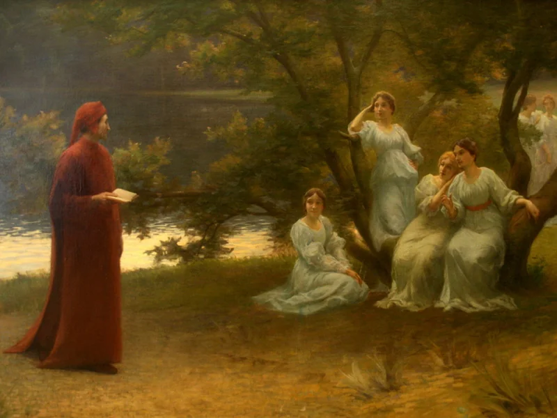 1862-Marcel Rieder - Dante e i suoi amici